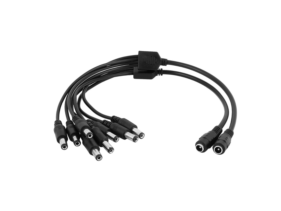 Conector de alimentación para cámara CCTV, CC 5 x 2,1 mm, hembra de 4 pines. CHABERLU (Unidades)