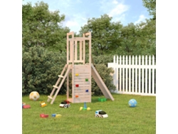 Parque Infantil De Exterior Madera Maciza De Pino