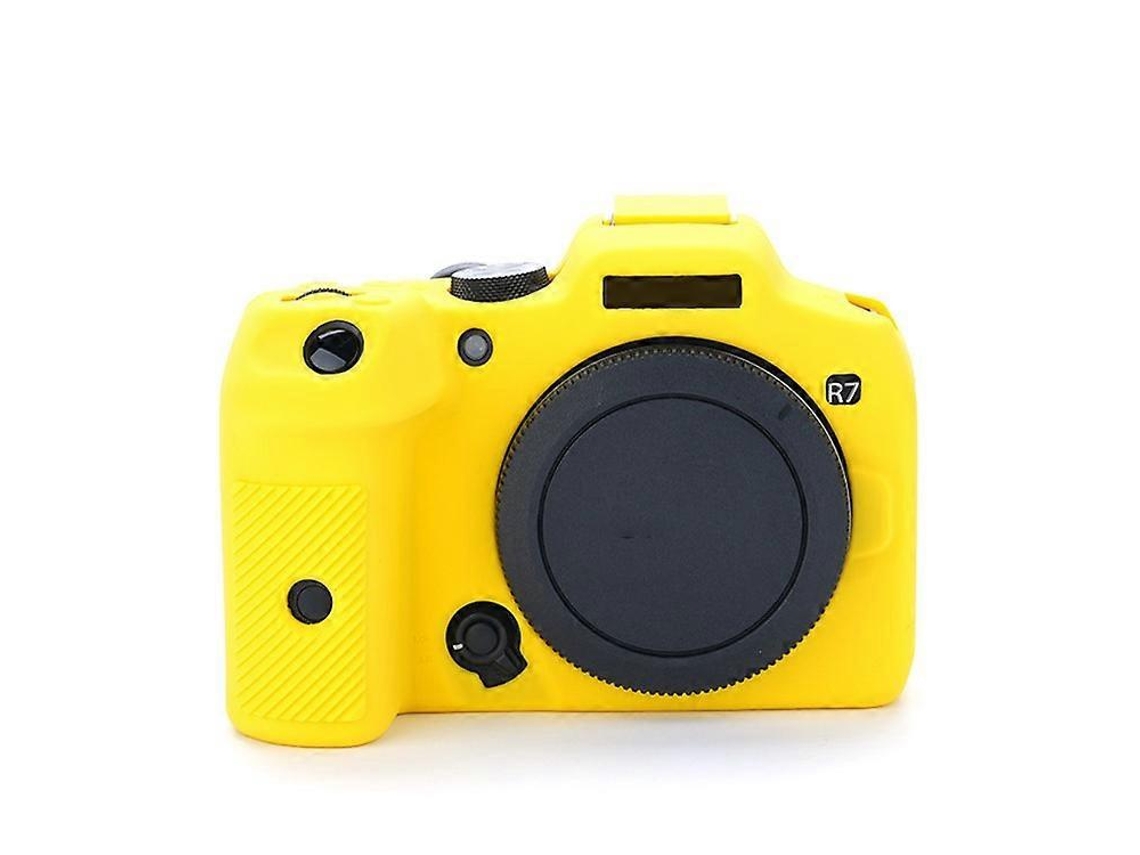Funda protectora de silicona flexible compatible con cámara Canon Eos R7, antiarañazos y anticaídas Facpoet Case