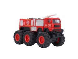 2026yncm-modelo De Camión De Bomberos A Escala 1:16 En Aleación Con 6 Ruedas Y Tanque De Agua Realista