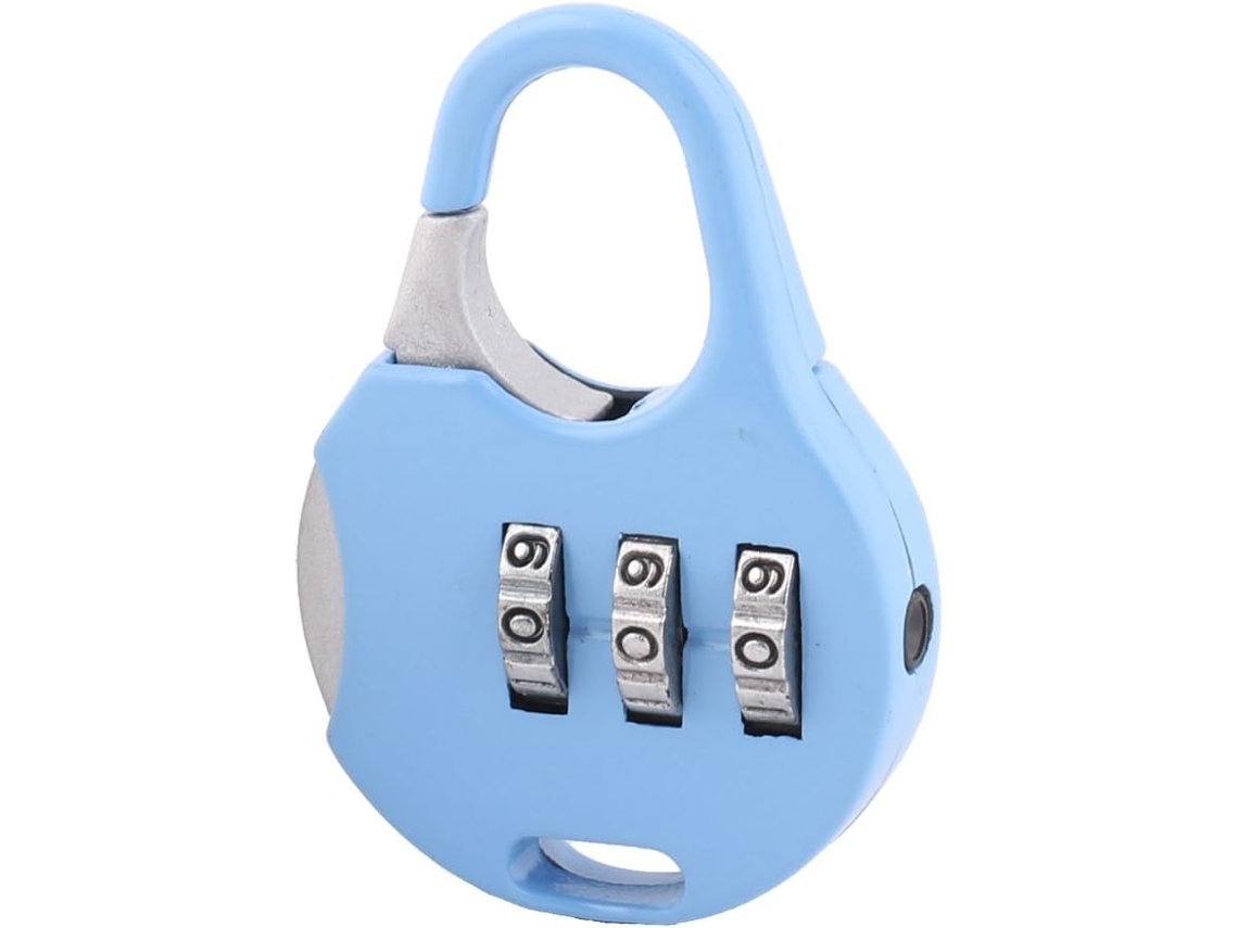 Candado De Metal Portátil Con Forma De Bolso Para Maleta. Con Contraseña De 3 Dígitos.
