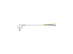 Cable de Alimentación SOLERA 7000/2 Schuko 4,8 mm 250 V 16 A Blanco 3x1,5 mm 2 m