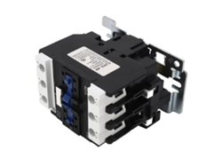 Contactor de CA de 3 pines y 40 A, montaje en riel, 1 NA 1 NC, contactos plateados, controlador de motor de bajo voltaje