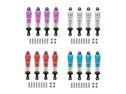 4 Amortiguadores De Aleación De Aluminio Para Coche Rc Wltoys 1/14 144001, Piezas De Mejora Y Accesorios.