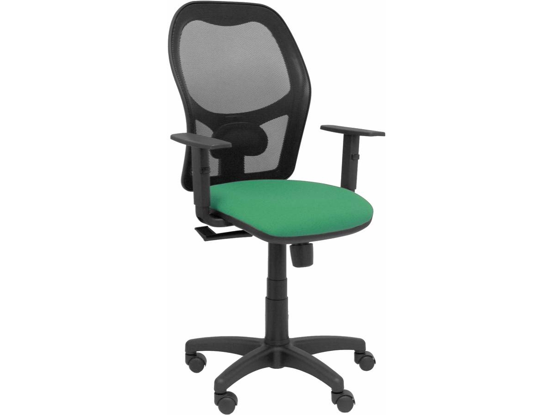 Silla Operativa PYC  Alocén Verde (Brazos Ajustables - Malla)