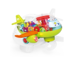 Avión De Juguete Educativo Para Niños Con Luces, Música Y Ruedas - Tamaño Universal Para Bebés, Niños Y Niñas.