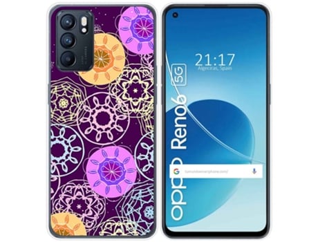 Carcasa Oppo Reno 6 5G TUMUNDOSMARTPHONE Dibujos Multicolor