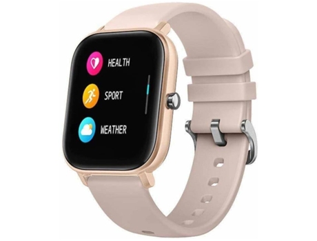 Smartwatch ENKERS P8 Sports Fitness Pantalla Táctil Inteligente Ipx7 Smart Llamadas Night Monitorrosa-Rosa