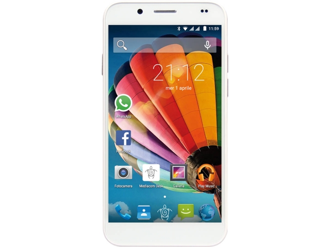 Smartphone MEDIACOM PhonePad Duo G512 (5'' - 1 GB - 8 GB - Verde)