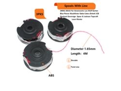 Carrete e hilo para Lux E RT 550/27 y RT 650/29 Wolf Garten, juego de 72 V, 30 dientes, 72 V, 30 dientes, Solo, GT840, GT845 Lahdek