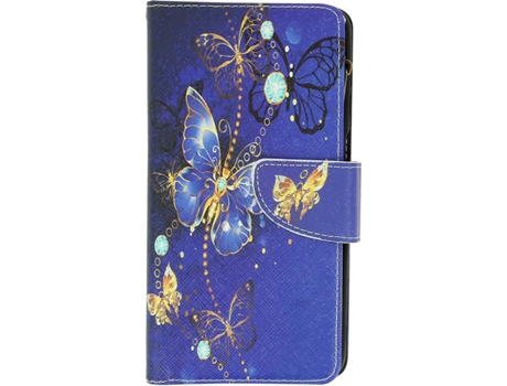 Funda Samsung Galaxy A12 AVIZAR FOLIO-BF03-GDBUT-A125F Azul