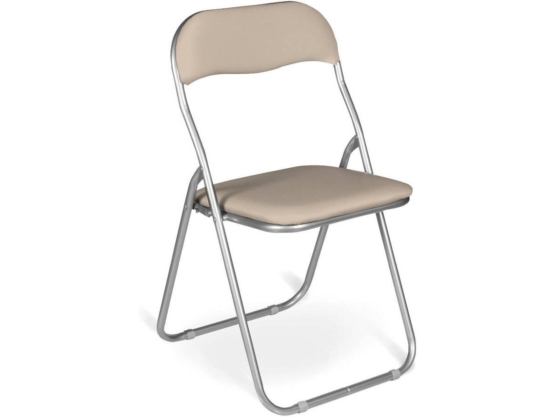 Conjunto de 2 Cadeiras DMORA Branco (Couro - 45x45x99 cm)