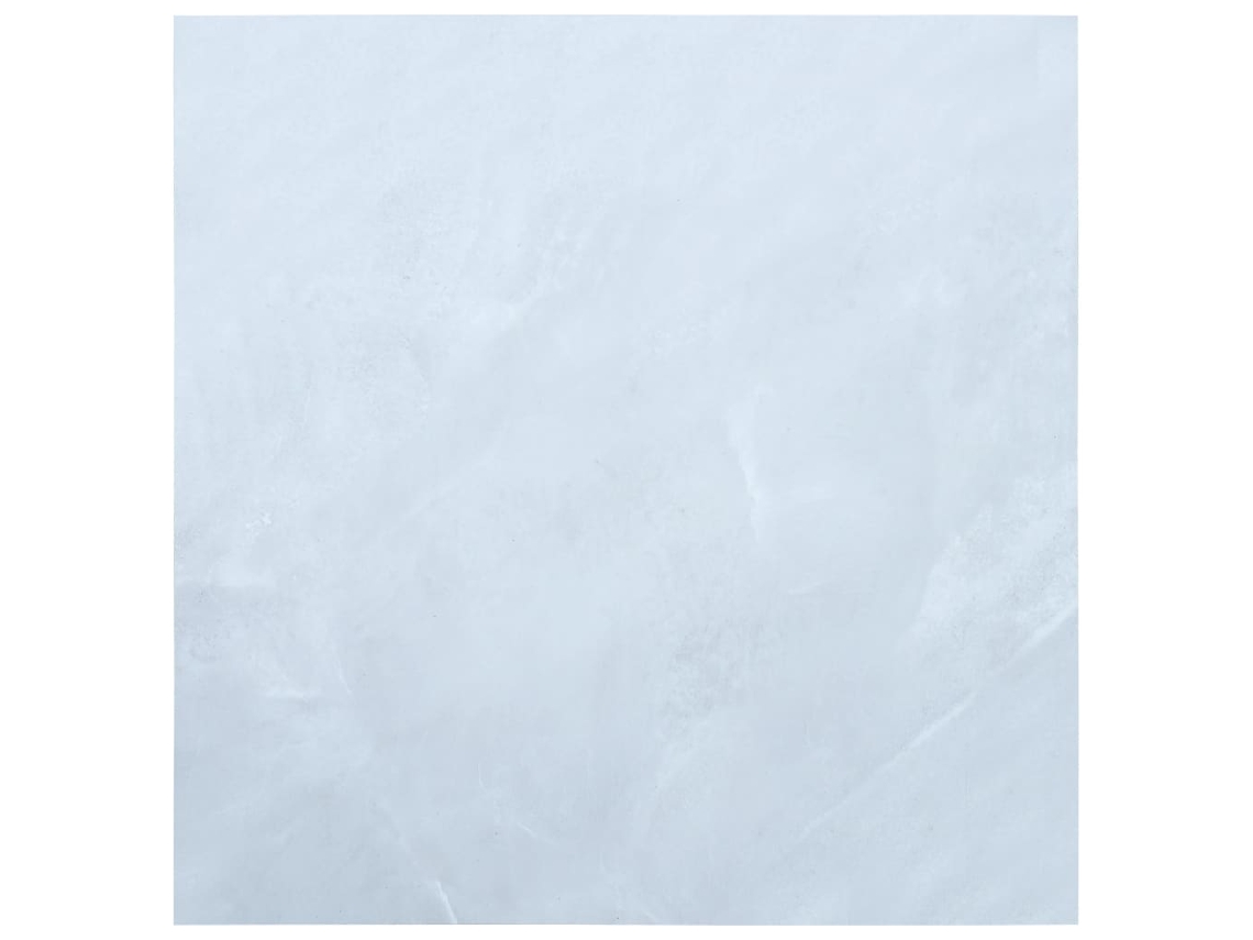 Lamas Para Suelo Autoadhesivas Pvc Mármol Blanco 5,11 M²