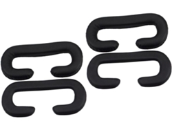 Juego De 2 Fundas Acolchadas Para Gafas De Piel Sintética 3d Cómodas Con Agujeros.