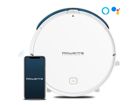 Robot Aspirador Rowenta Explorer Rr7267 0,44 L Sin Bolsa Blanco