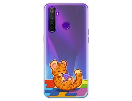 Carcasa Realme 5 Pro TUMUNDOSMARTPHONE Dibujos Transparente Multicolor