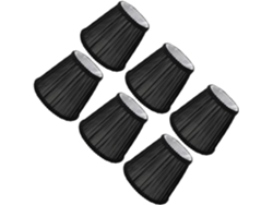 Juego de 6 piezas de tela para pantallas de lámparas, con un diseño elegante. SFUSHOS