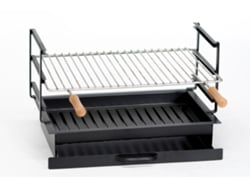 Grill de incrustación de barbacoa de 60 cm