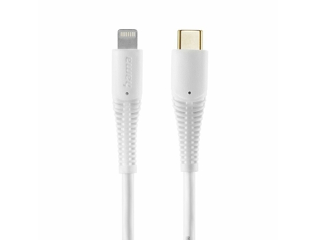 Cable de Datos/Carga con USB HAMA 00086408 (Blanco - USB-C - Lightning)
