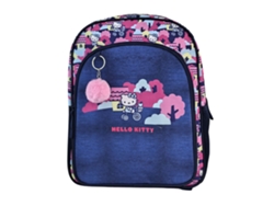 Mochila de Hello Kitty para primaria con doble compartimento, adaptable a cochecitos.