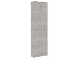 Armario Del Pasillo VIDAXL Gris Madera contrachapada (55x25x189 cm)