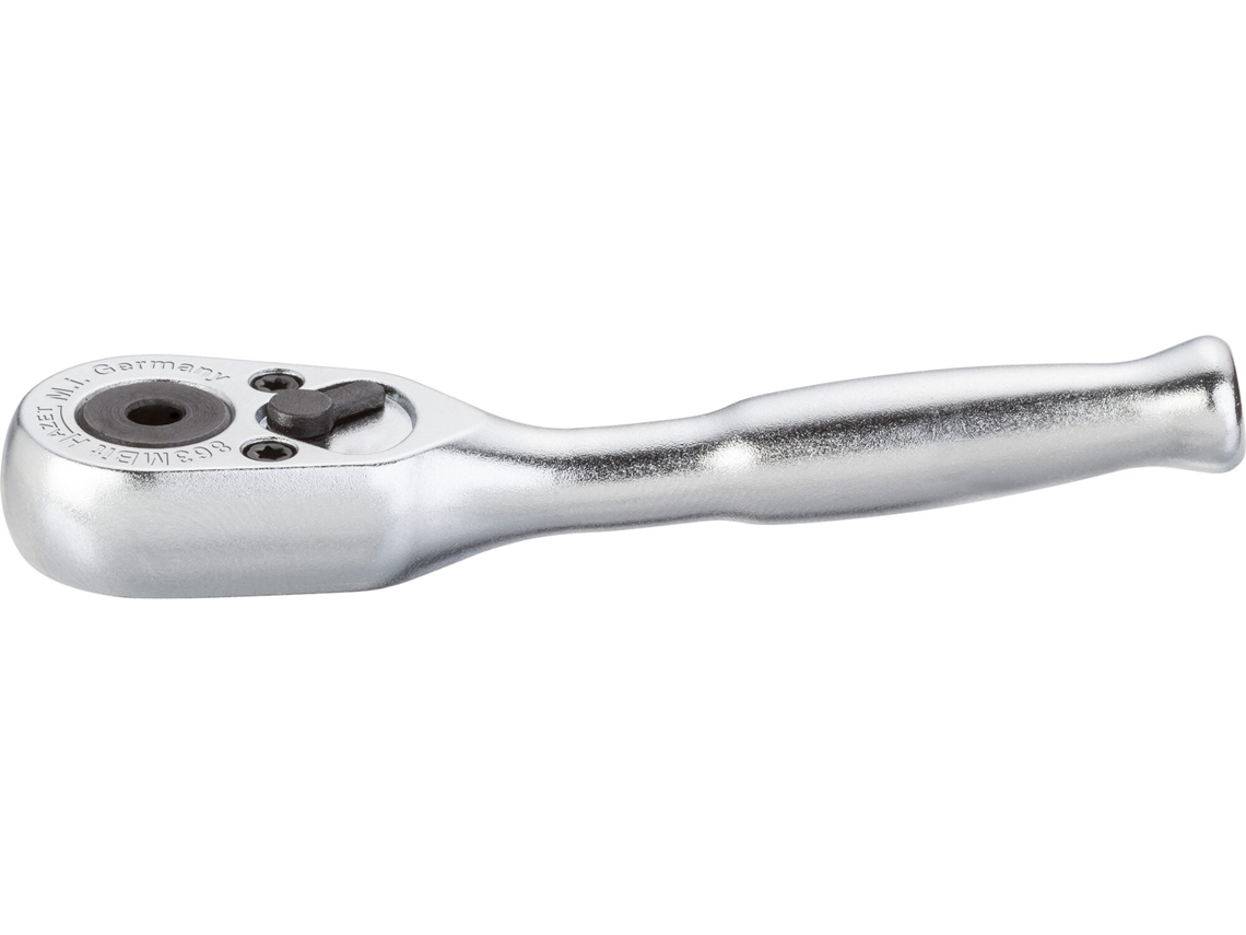 HAZET 863Mbit Carraca Reversible Acero Macizo para Puntas de Destornillador Bits: Hexágono Hueco 1/4 Pulgadas 6 3 Mm 89 Mm