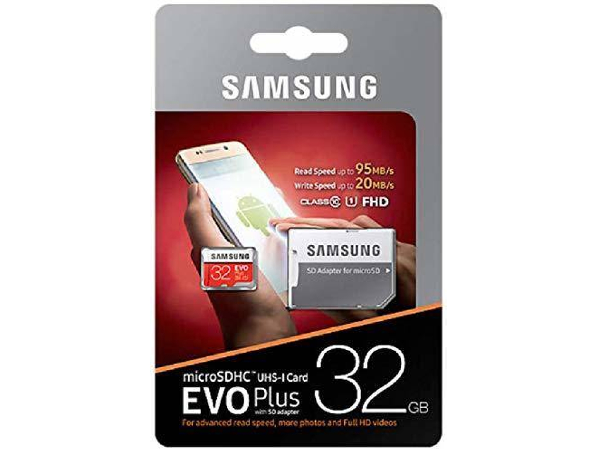 Bisagra Llorar Camión golpeado Tarjeta de Memoria Micro SDHC 32 GB - SAMSUNG Evo plus + Adaptador SD Bisagra Llorar Camión golpeado Tarjeta de Memoria Micro SDHC 32 GB - SAMSUNG Evo plus + Adaptador SD