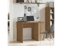 Escritorio | Mesa | Mesa de escritura 100x55x75 cm Fabricado en madera de roble artesanal