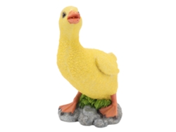 Adorno De Pato De Resina, Figura Decorativa De Animal Para El Hogar, Jardín, Mesa, Regalo, Amarillo