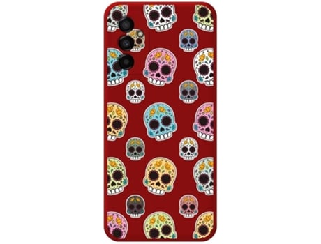 Carcasa para Samsung Galaxy M23 5G TUMUNDOSMARTPHONE Silicona Líquida Dibujos Rojo