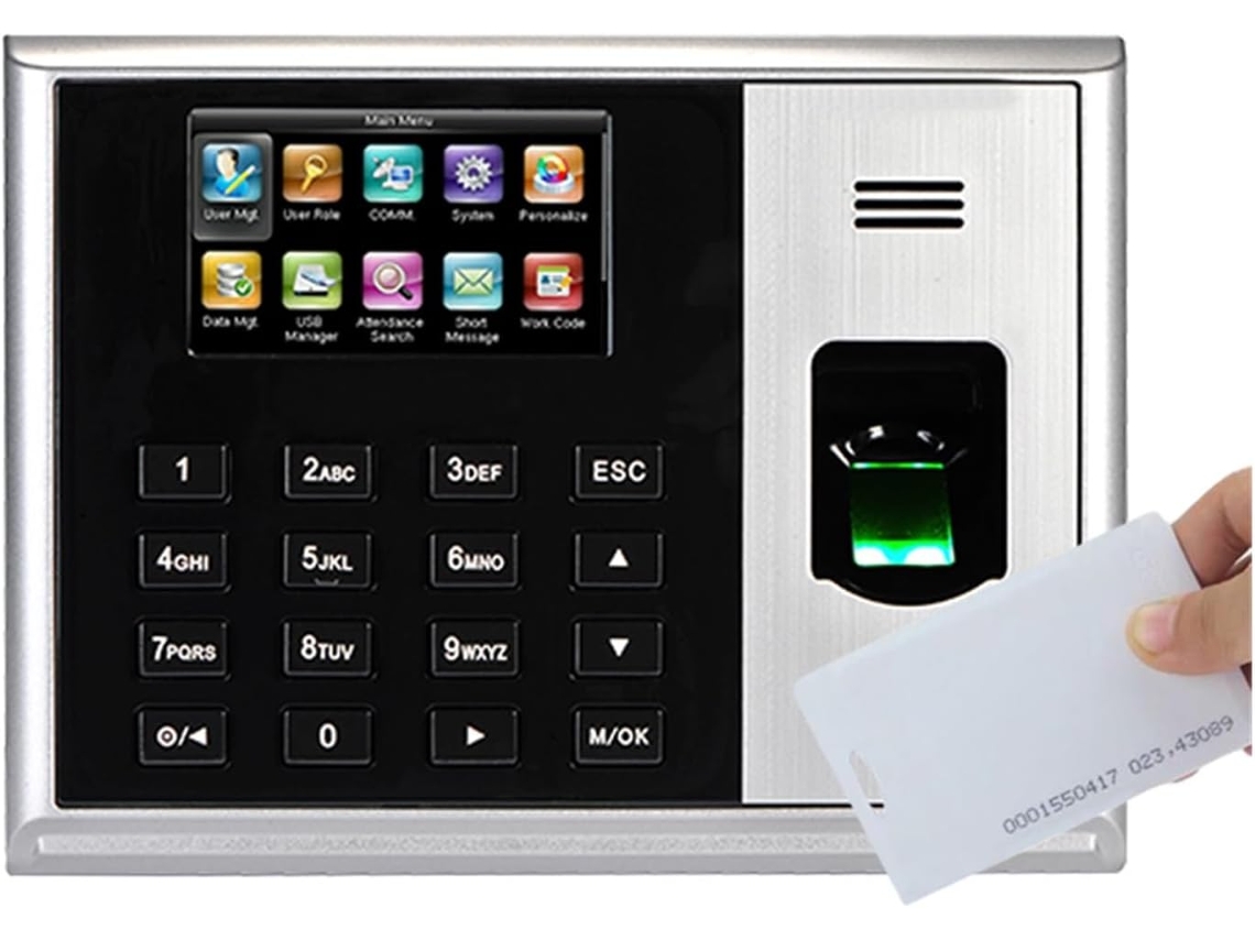 Reloj De Fichaje Para Empleados De Pequeñas Empresas. Sistema Biométrico Linux.