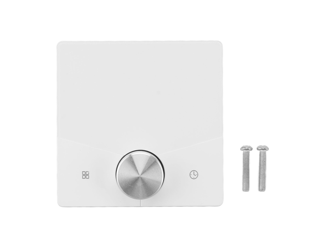 Termostato Inteligente Programable Wifi Tuya Blanco Con Pantalla Lcd Para El Control De La Calefacción Por Suelo Radiante.