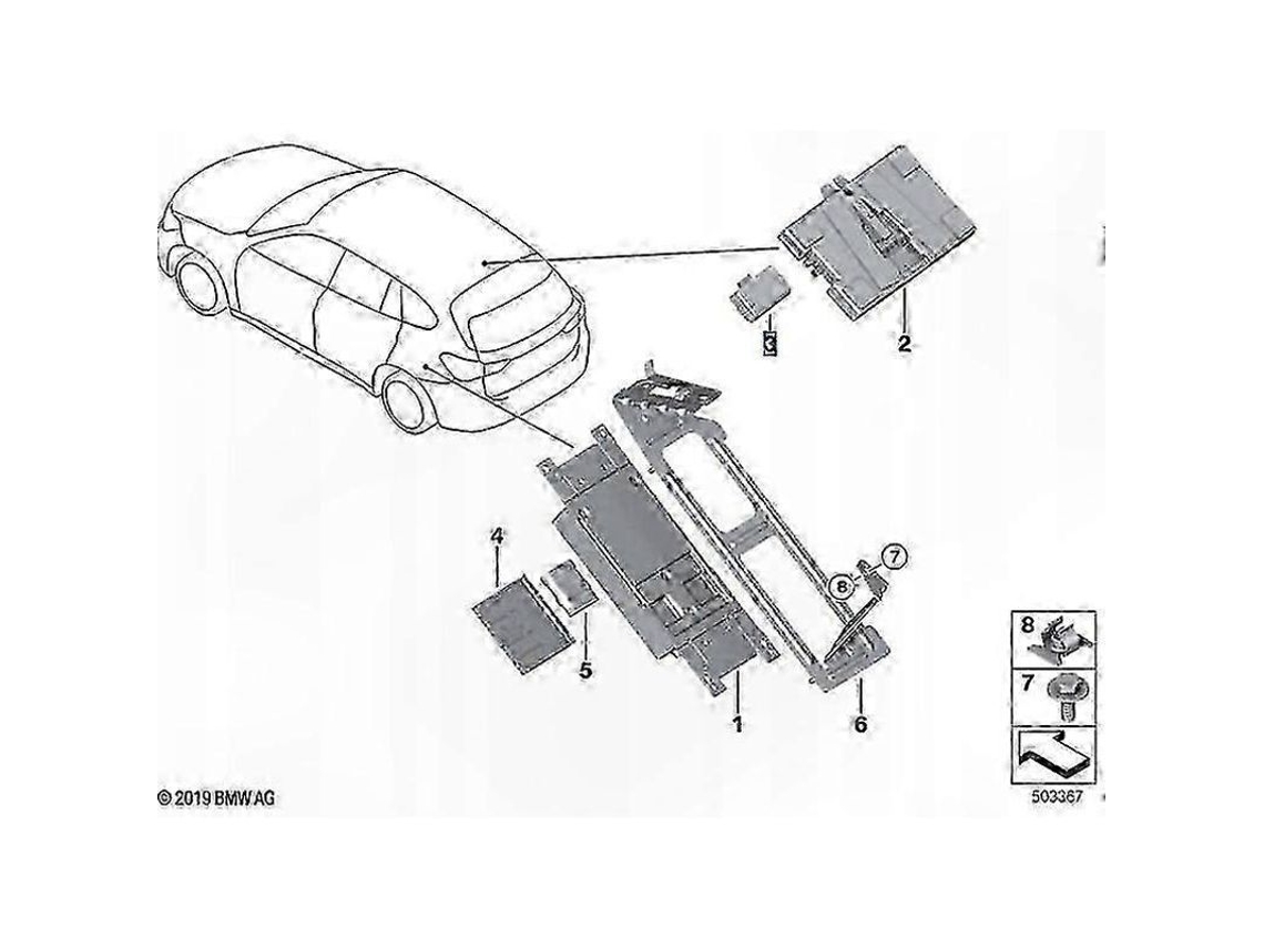 Batería telemática para OE 84102447710 CHARM