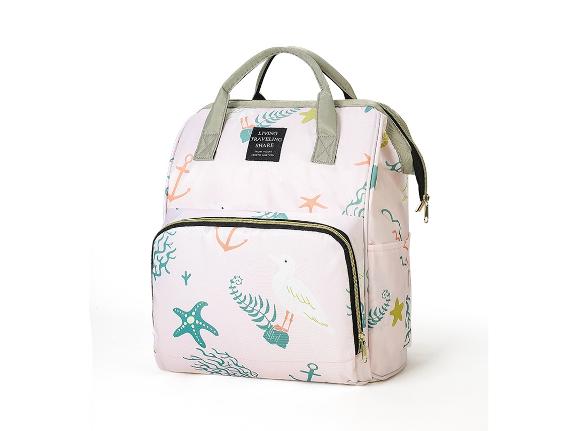 Mochila De Maternidad Czhhmart Versátil Y Resistente Para Bebé Rosa