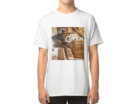 Camiseta ROCKINSTONE Eric Clapton Sit Algodón para Hombre (3XL)