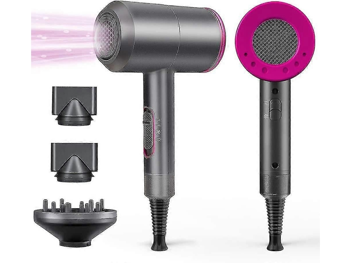 Secador De Cabelo Profissional De 1800 W Com Difusor E Condicionamento Iônico - Secador De Cabelo Potente E Rápido, Com Motor Ac.