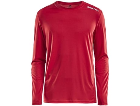 Camiseta de Hombre para Fútbol CRAFT Rush Rojo (L)