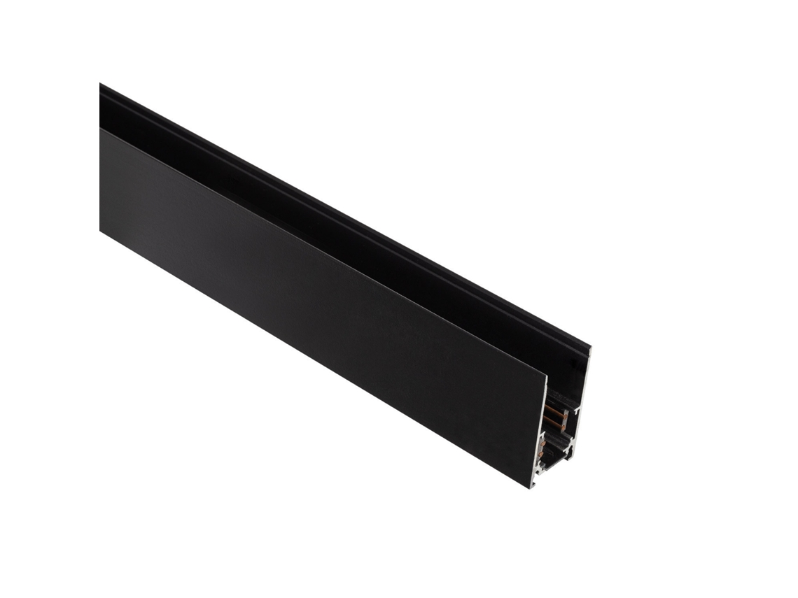 Carril Magnético Monofásico 20Mm Suspendido 48V 1M Negro LEDKIA