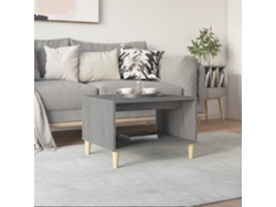 Mesa de Centro de Apoyo 60X50X40 Cm Derivados de Madera Gris Sonoma