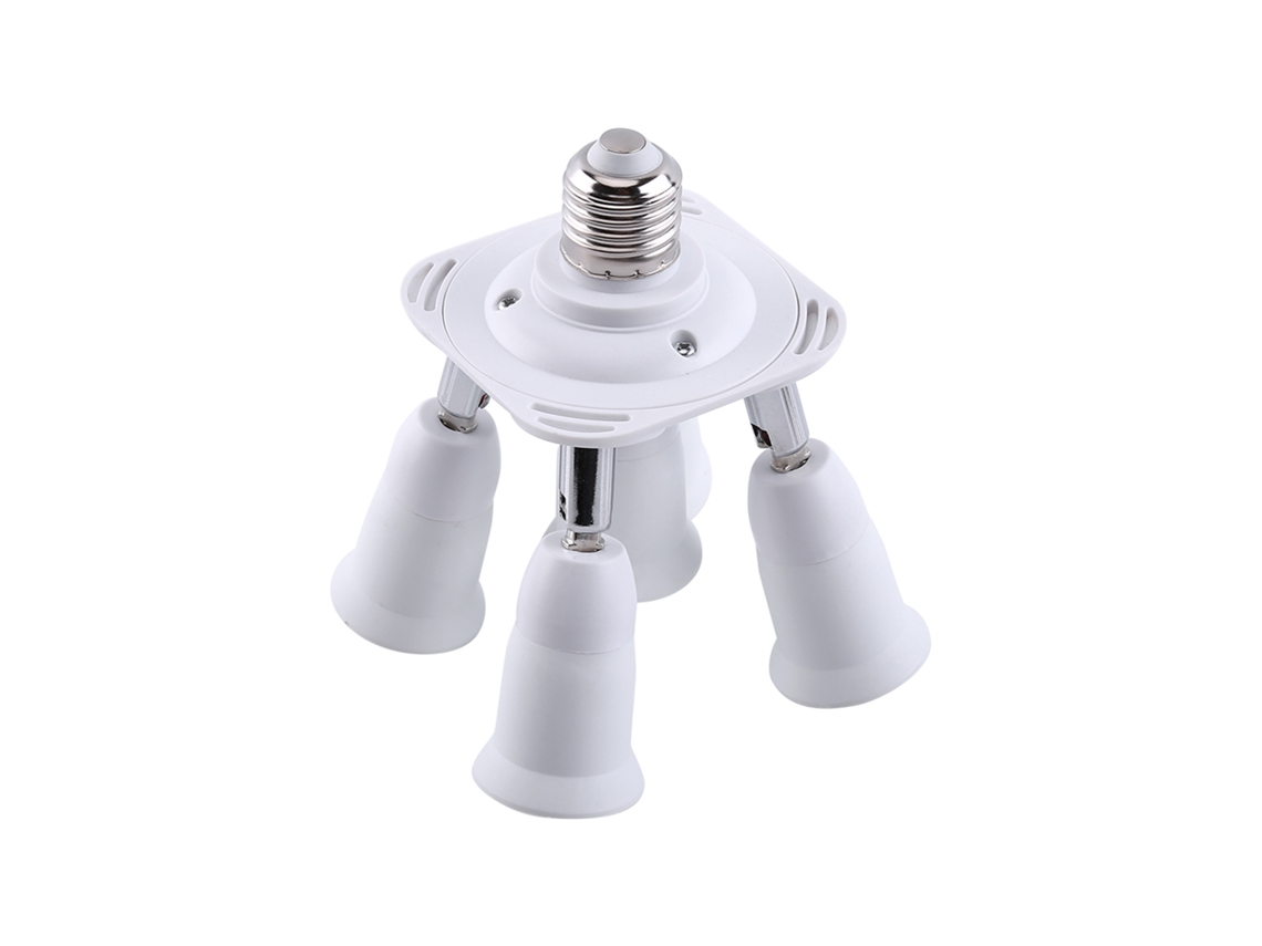 Adaptador De Socket E27, Porta Lámpara E27, Splitter Y Convertidor Para Bombillas E27