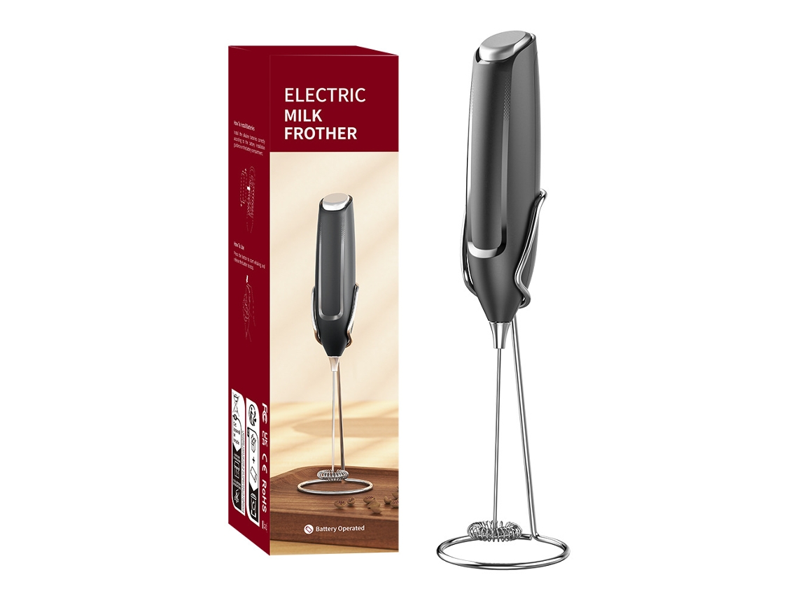 Espumador de leche, batidora eléctrica, apta para café y capuchino.