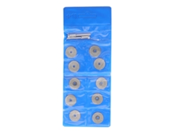 10 Discos De Corte De Diamante Con Rueda De Lijado Redonda Para Madera, Metal Y Piedra De 18 Mm/0,7 Pulgadas