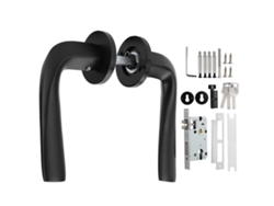 Cerradura De Palanca Reversible Para Puerta De Entrada Con Llave Y Accesorios De Seguridad.