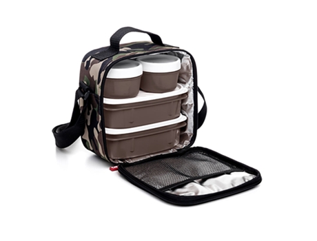 Conjunto de Mochila Lonchera Térmica TATAY Urban Food Y Cubiertos