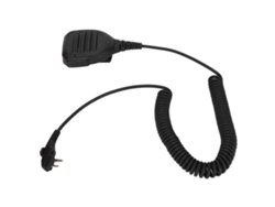 Micrófono walkie-talkie de dos canales EOOCOO con altavoz.