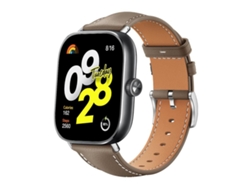 Correa para Xiaomi Band 9 Pro / Redmi Watch 6 / 5 - Cuero negro - Cabeza plana - Textura de tiburón