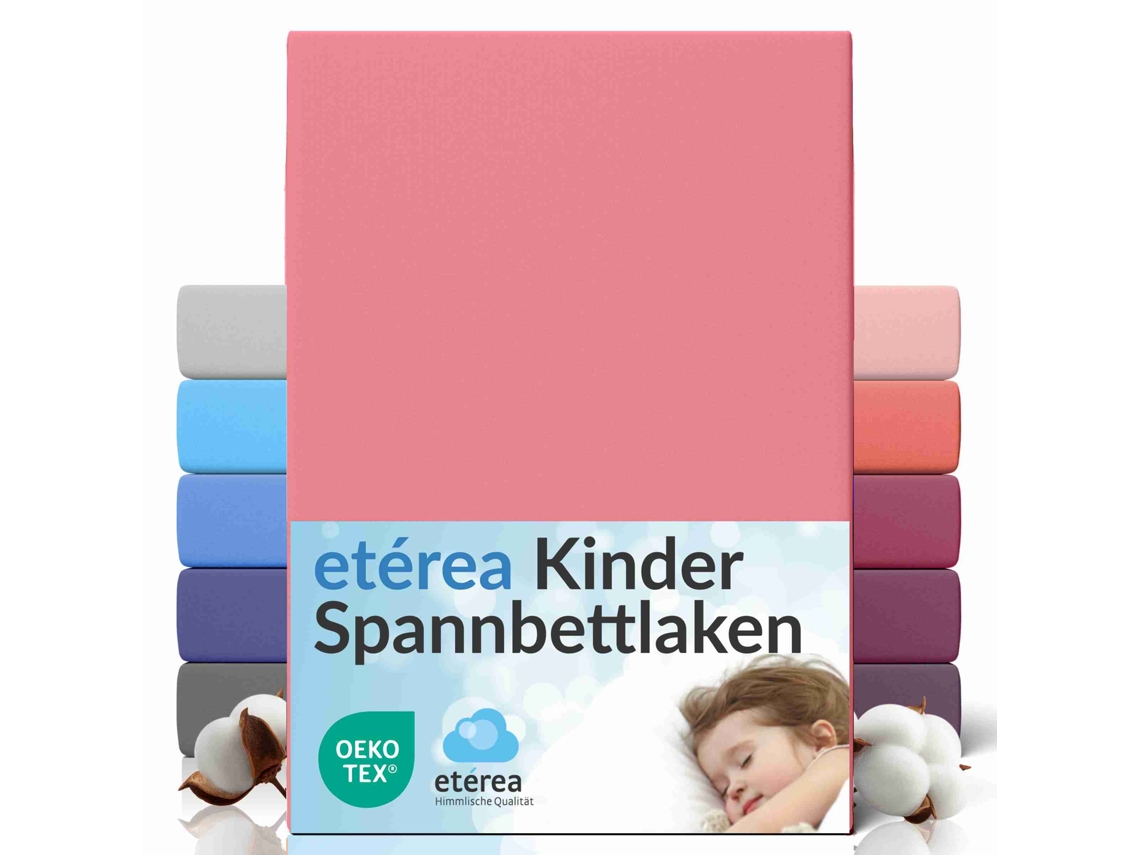 Sábanas Ajustables Etérea Elástico Colchones Hasta 25 Cm 60x120 - 70x140 Cm Rosa