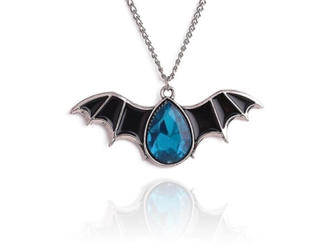 Collar de murciélago gótico vintage para mujeres Joyas punk Hallowe