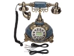 Teléfono fijo con identificador de llamadas y estilo europeo