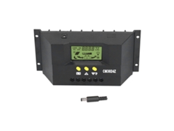Controlador de carga solar PWM CM3024Z de 12 V, 24 V y 30 A con pantalla LCD y regulador inteligente